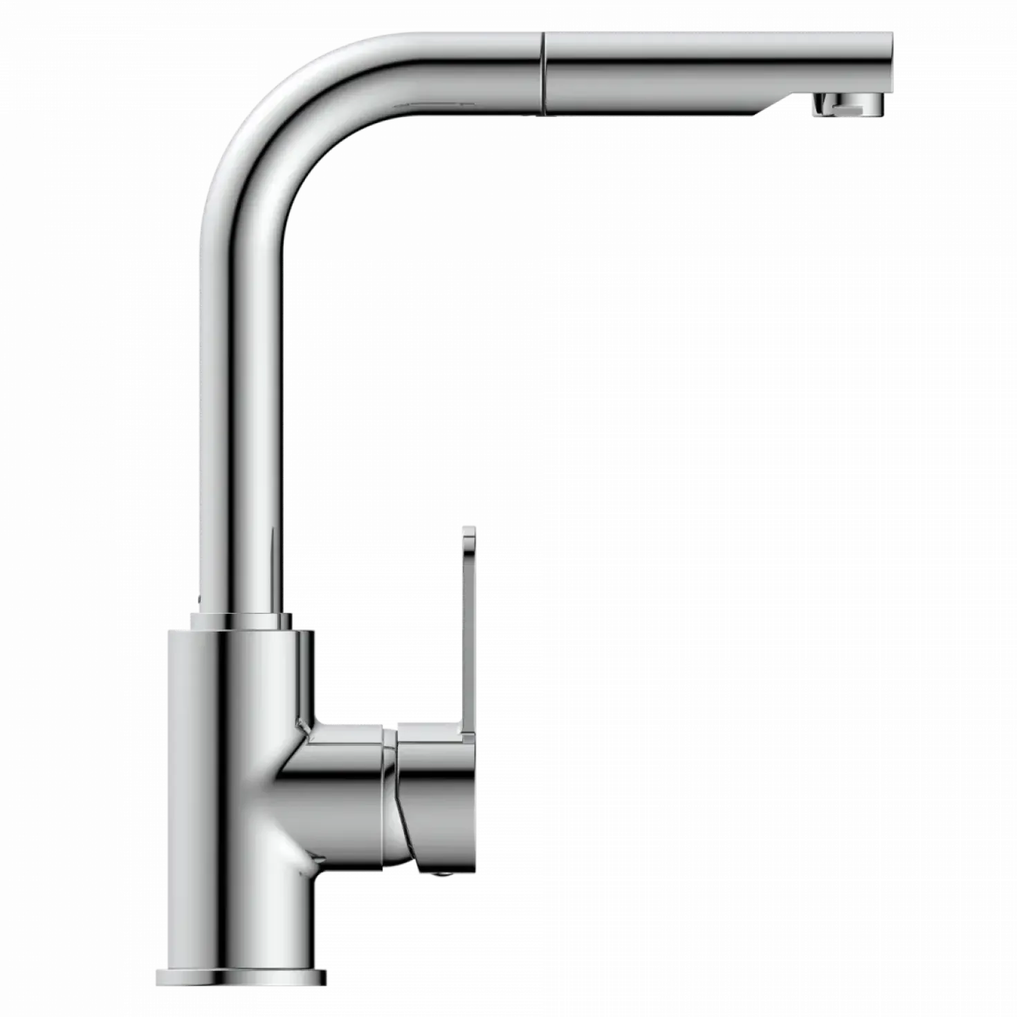 Wasserwerk Kitchen Faucet with Pull-Out Straight Spout in Chrome
