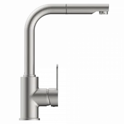Wasserwerk Kitchen Faucet with Pull-Out Straight Spout in Brushed Nickel