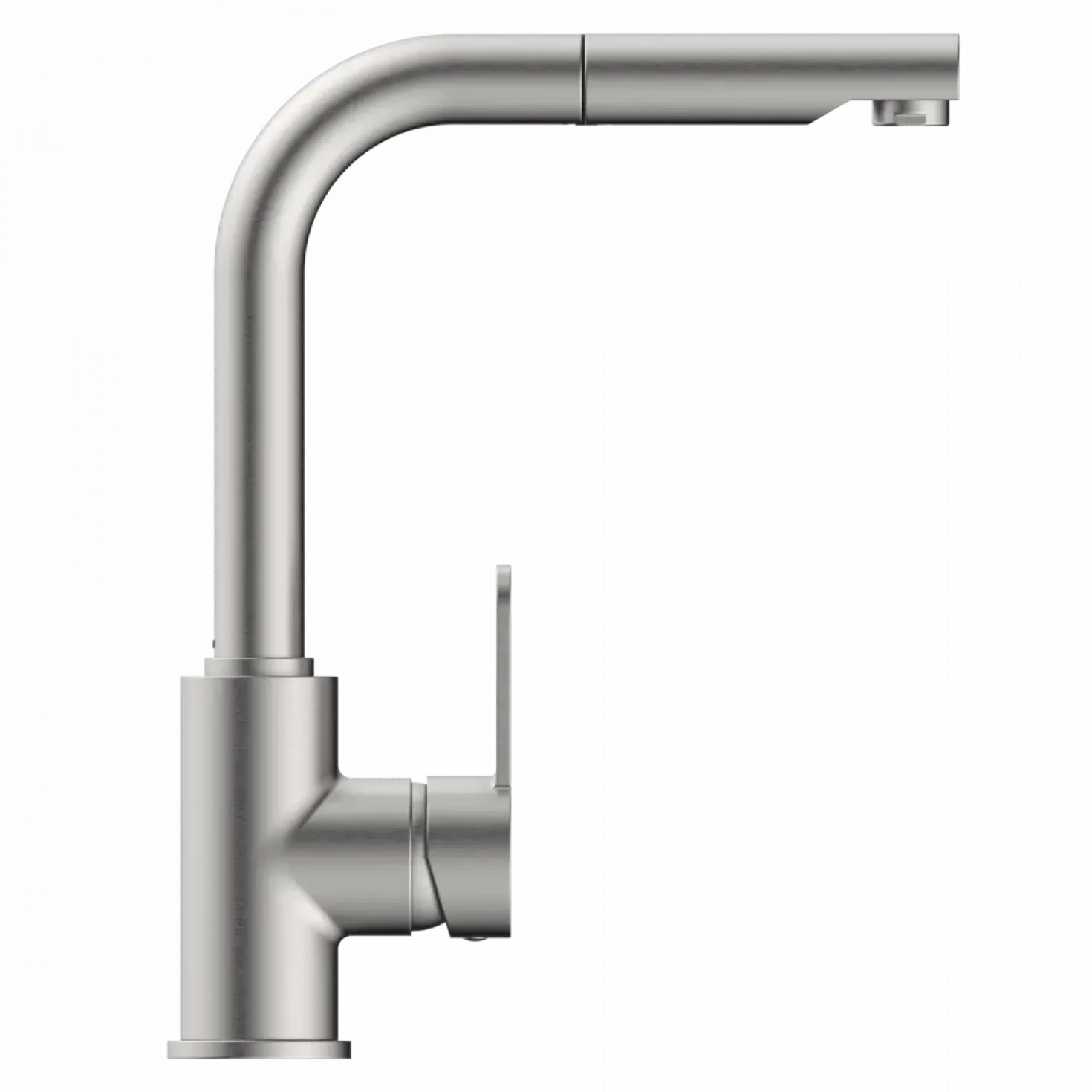 Wasserwerk Kitchen Faucet with Pull-Out Straight Spout in Brushed Nickel