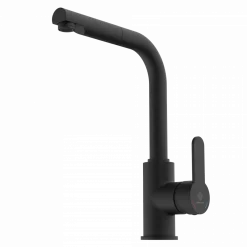 Wasserwerk Kitchen Faucet with Pull-Out Straight Spout in Matte Black