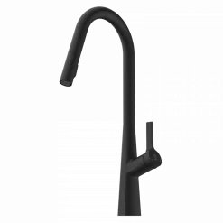 Wasserwerk Kitchen Faucet with Curved Spout in Matte Black