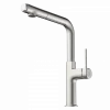 Wasserwerk Kitchen Faucet with Straight Pull-Out Spout in Brushed Nickel