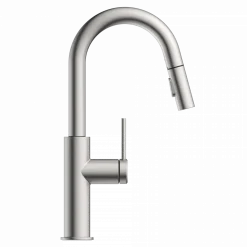 Wasserwerk Pull-Down Kitchen Prep Faucet in Brushed Nickel