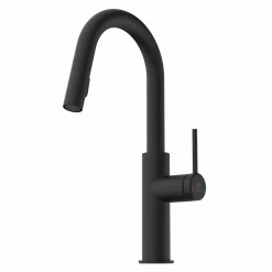 Wasserwerk Pull-Down Kitchen Prep Faucet in Matte Black