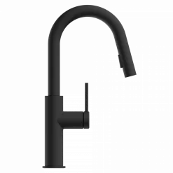 Wasserwerk Pull-Down Kitchen Prep Faucet in Matte Black