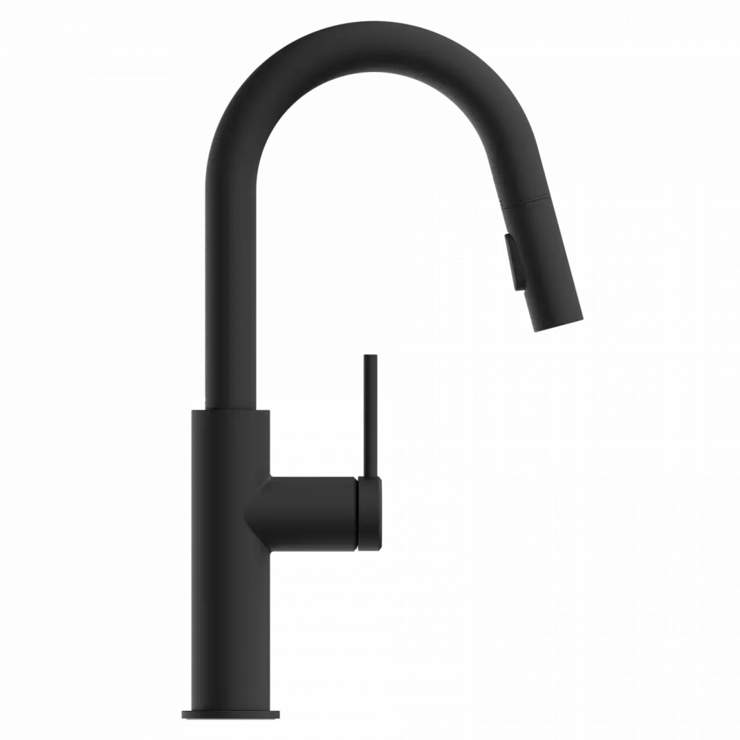 Wasserwerk Pull-Down Kitchen Prep Faucet in Matte Black