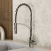 Wasserwerk Single Hole Pull Down Kitchen Faucet in Chrome