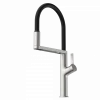 Wasserwerk Single Hole Pull Down Kitchen Faucet in Brushed Nickel