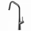 Wasserwerk Single Hole Pull Down Kitchen Faucet in Matte Graphite