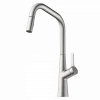 Wasserwerk Single Hole Pull Down Kitchen Faucet in Brushed Nickel