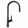 Wasserwerk Single Hole Pull Down Kitchen Faucet in Matte Graphite