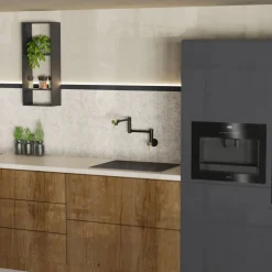 Wasserwerk Wall Mounted Pot Filler | Matte Black & Brushed Gold