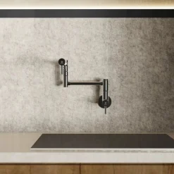 Wasserwerk Wall Mounted Pot Filler | Matte Graphite