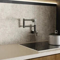 Wasserwerk Wall Mounted Pot Filler | Matte Graphite