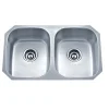 Wells Sinkware 30" 18-Gauge Undermount 50/50 Double Bowl Stainless Steel Kitchen Sink