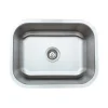 Wells Sinkware 23" 18-Gauge Undermount Single Bowl Stainless Steel Kitchen Sink