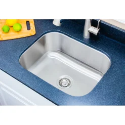 Wells Sinkware 23" 18-Gauge Undermount Single Bowl Stainless Steel Kitchen Sink