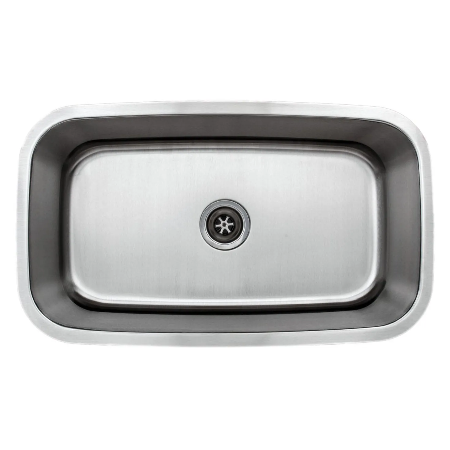 Wells Sinkware 32" 16-Gauge Undermount Single Bowl Stainless Steel Kitchen Sink Only