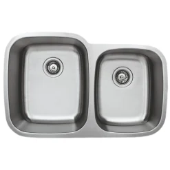Wells Sinkware 32" 18-Gauge Undermount Double Bowl Stainless Steel Kitchen Sink