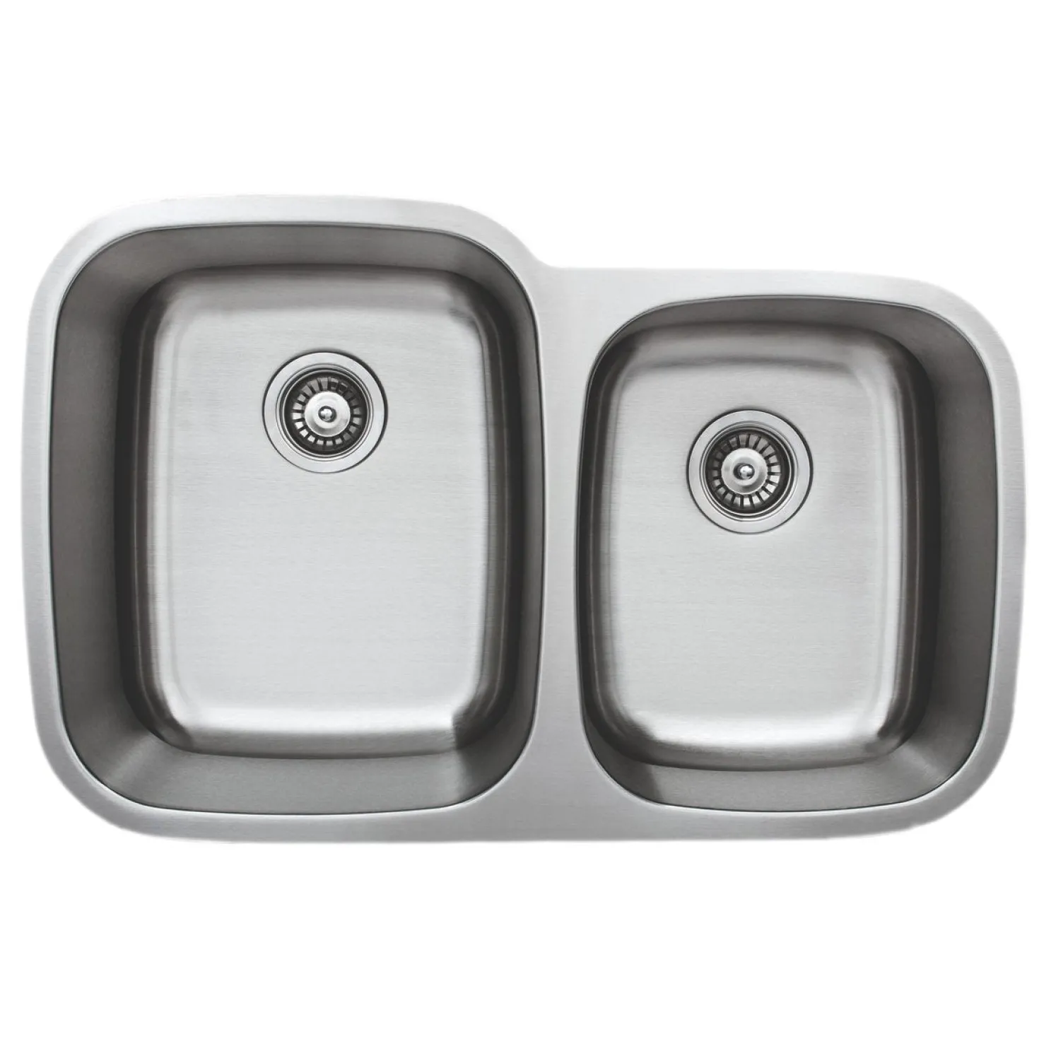 Wells Sinkware 32" 18-Gauge Undermount Double Bowl Stainless Steel Kitchen Sink