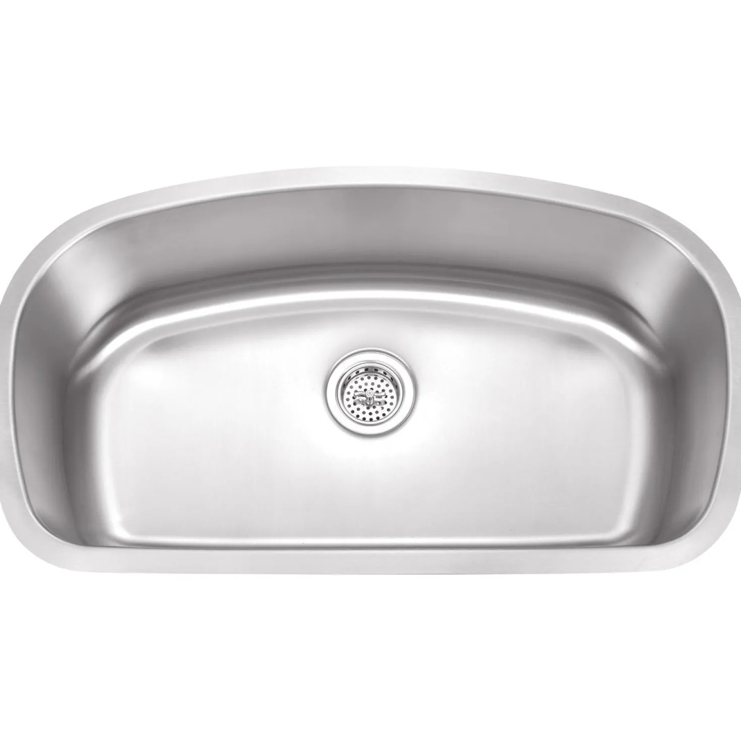 Wells Sinkware 33" 18-Gauge Undermount Single Bowl Stainless Steel Kitchen Sink