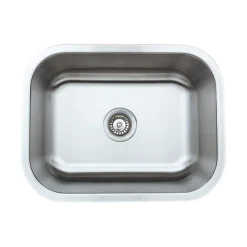 Wells Sinkware 23" 16-Gauge Undermount Single Bowl Stainless Steel Kitchen Sink