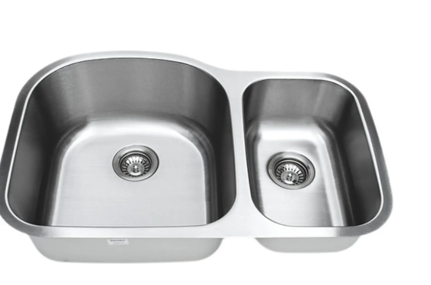 Wells Sinkware 32" 18-Gauge Undermount Double Bowl Stainless Steel Kitchen Sink