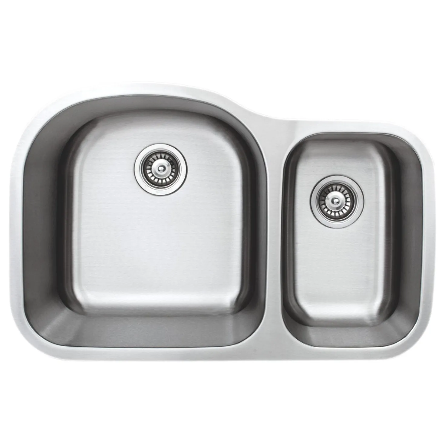 Wells Sinkware 32" 18-Gauge Undermount Double Bowl Stainless Steel Kitchen Sink