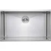 Wells Sinkware Handcrafted 30" 16-Gauge Undermount Single Bowl Stainless Steel Kitchen Sink