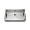 Wells Sinkware Handcrafted 33" 16-Gauge Apron Front Farmhouse Single Bowl Stainless Steel Kitchen Sink