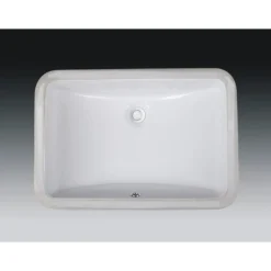 Wells Sinkware 21-Inch Rectangular Undermount Single Bowl Bathroom Sink