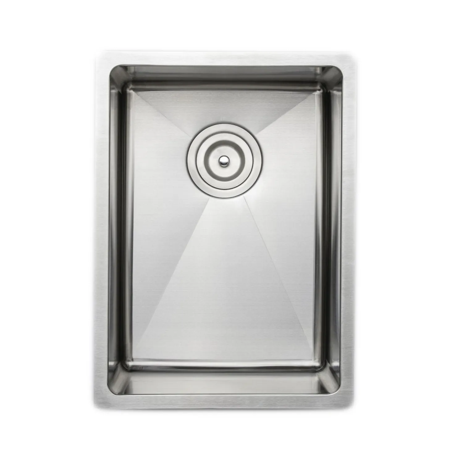 Wells Sinkware Small Radius 14" 16-Gauge Undermount Stainless Steel Bar Sink