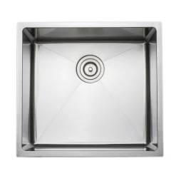 Wells Sinkware Small Radius 21" 16-Gauge Undermount Stainless Steel Kitchen Bar Sink