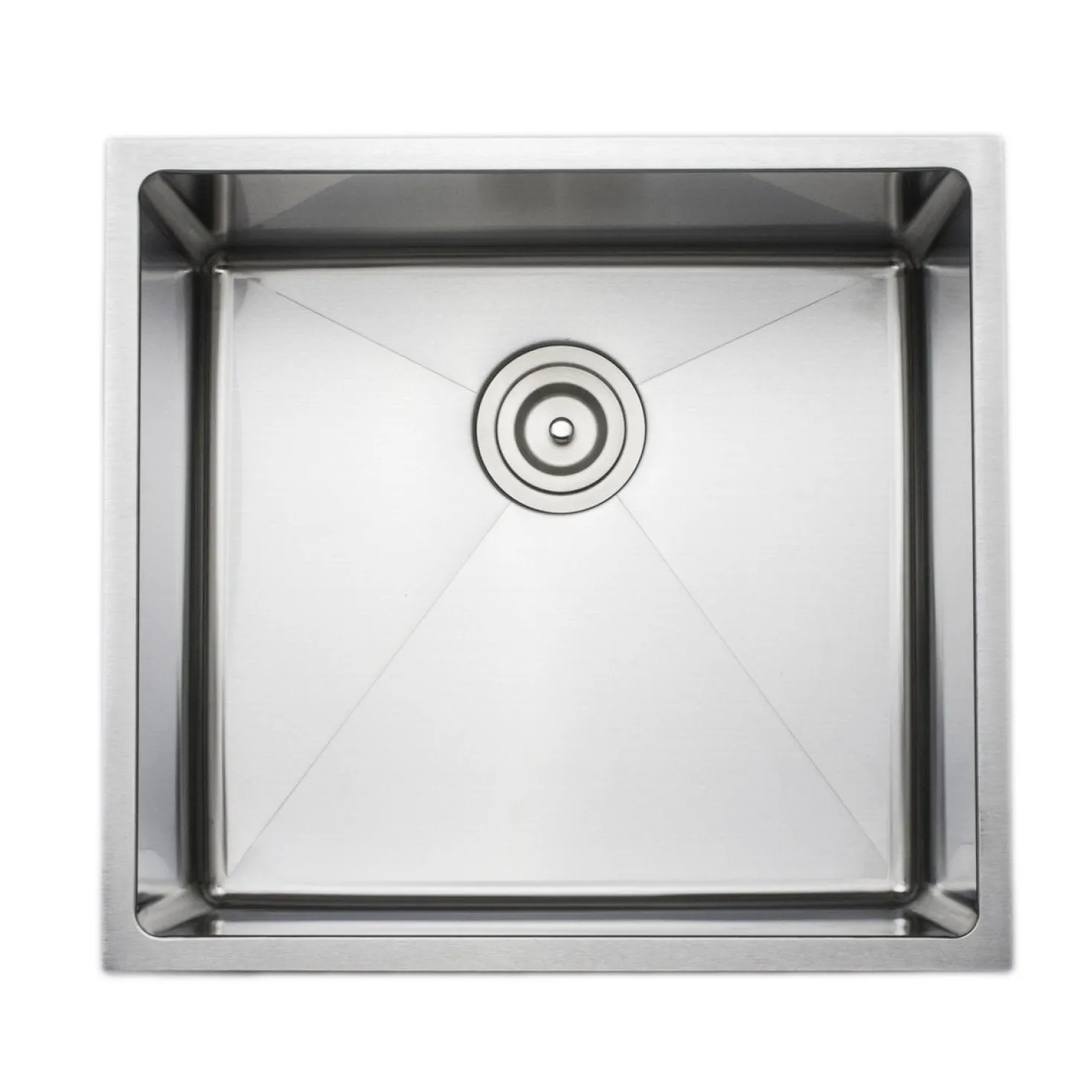 Wells Sinkware Small Radius 21" 16-Gauge Undermount Stainless Steel Kitchen Bar Sink