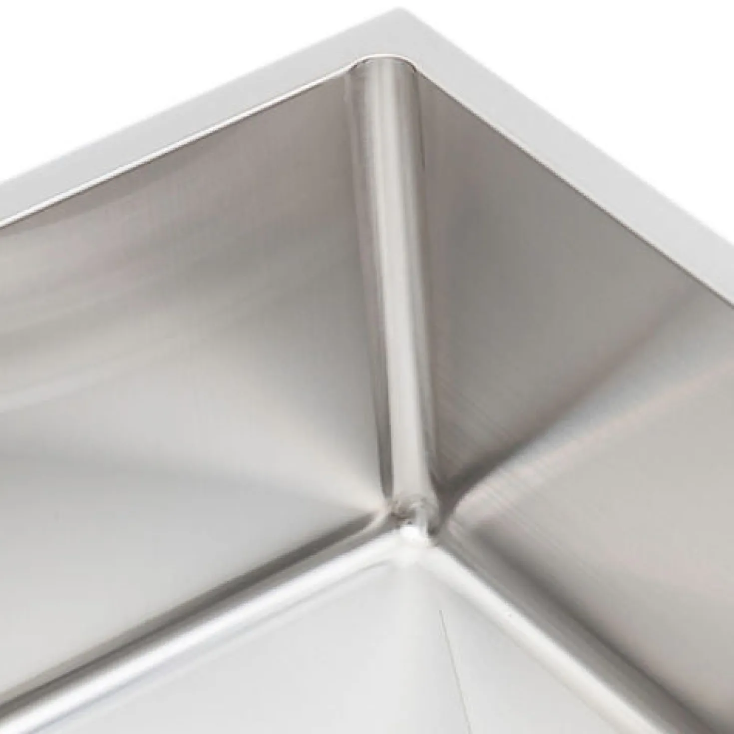 Wells Sinkware Small Radius 21" 16-Gauge Undermount Stainless Steel Kitchen Bar Sink