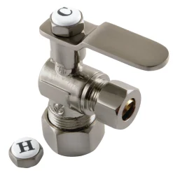 Whitaker Angle Stop Valve- 5/8" x 3/8" O.D. Comp