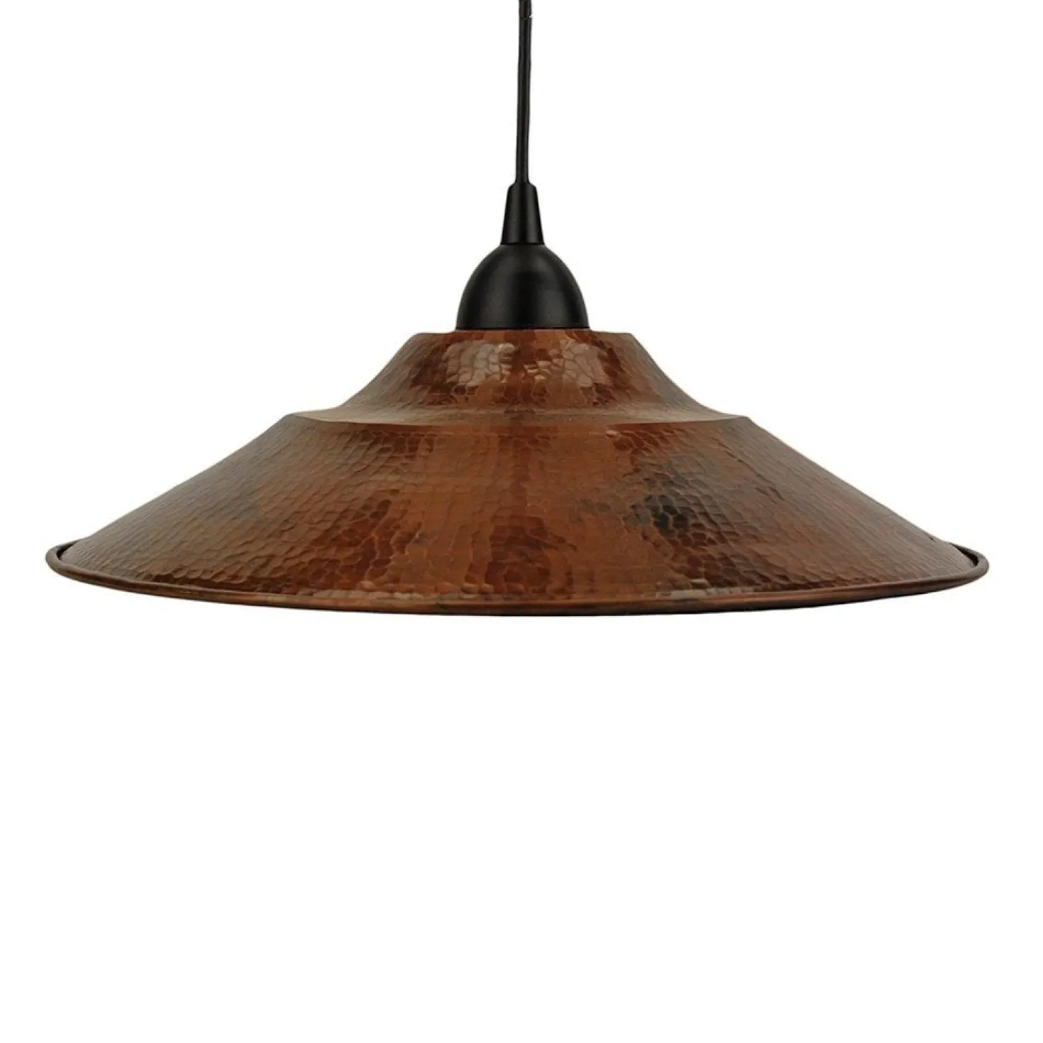 13" Wide Copper Pendant Light