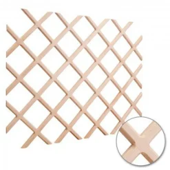 24" x 30" Wine Lattice Rack, Maple