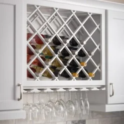 24" x 30" Wine Lattice Rack with Bevel