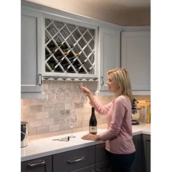 25" x 45" Wine Lattice Rack with Bevel